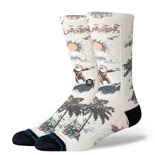 Stance Socks San O Claus - Cream - Switch Skate & Snow