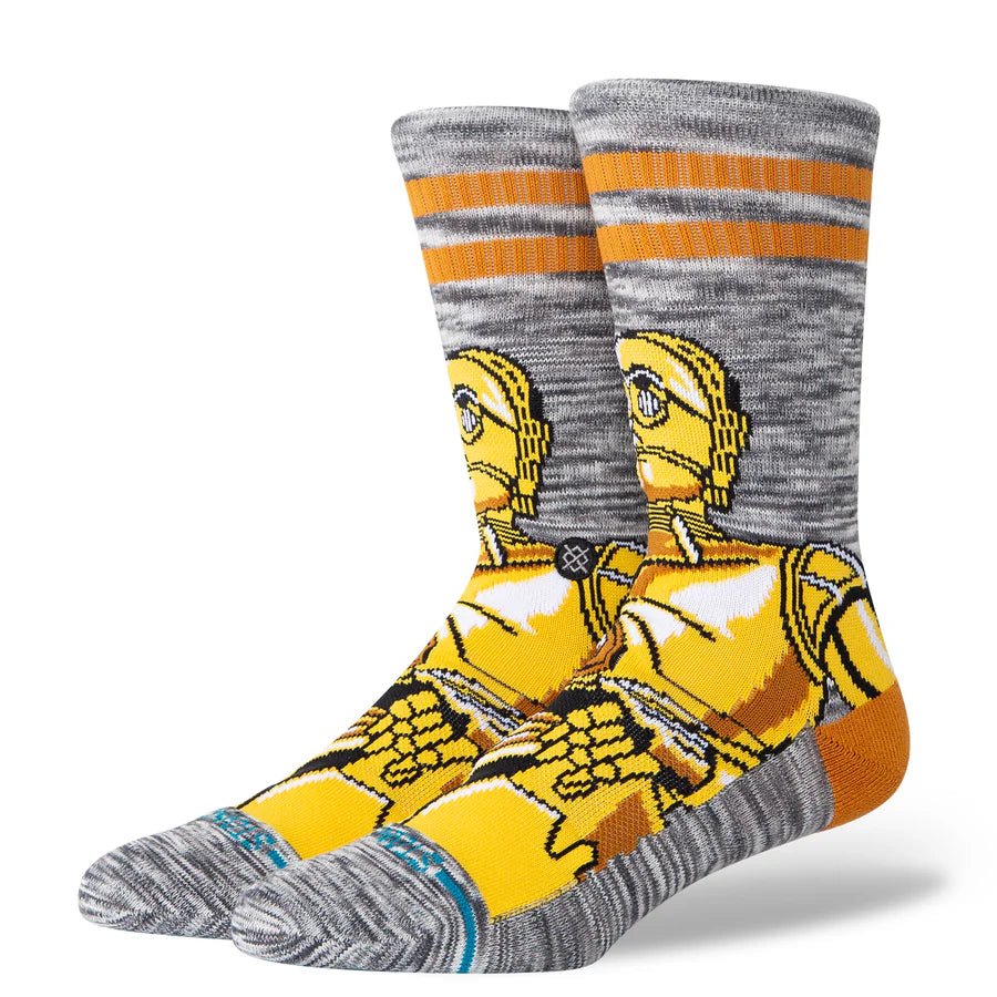 Stance Socks STP LUFM C3PO Crew - Gold - Switch Skate & Snow