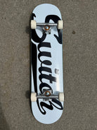 Switch Baseball Logo Complete Deck - 8.0 - White - Switch Skate & Snow