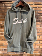 Switch Baseball Logo Pigment Dye Hoody - Green - Switch Skate & Snow