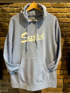 Switch Baseball Logo Pigment Dye Hoody - Light Blue - Switch Skate & Snow