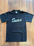 Switch Baseball Script Heavyweight T-Shirt - Black - Switch Skate & Snow