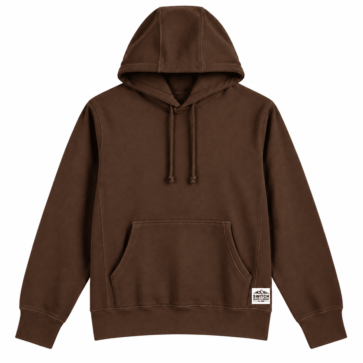 SWITCH Essentials Classic Hoodie - Brown - Switch Skate & Snow