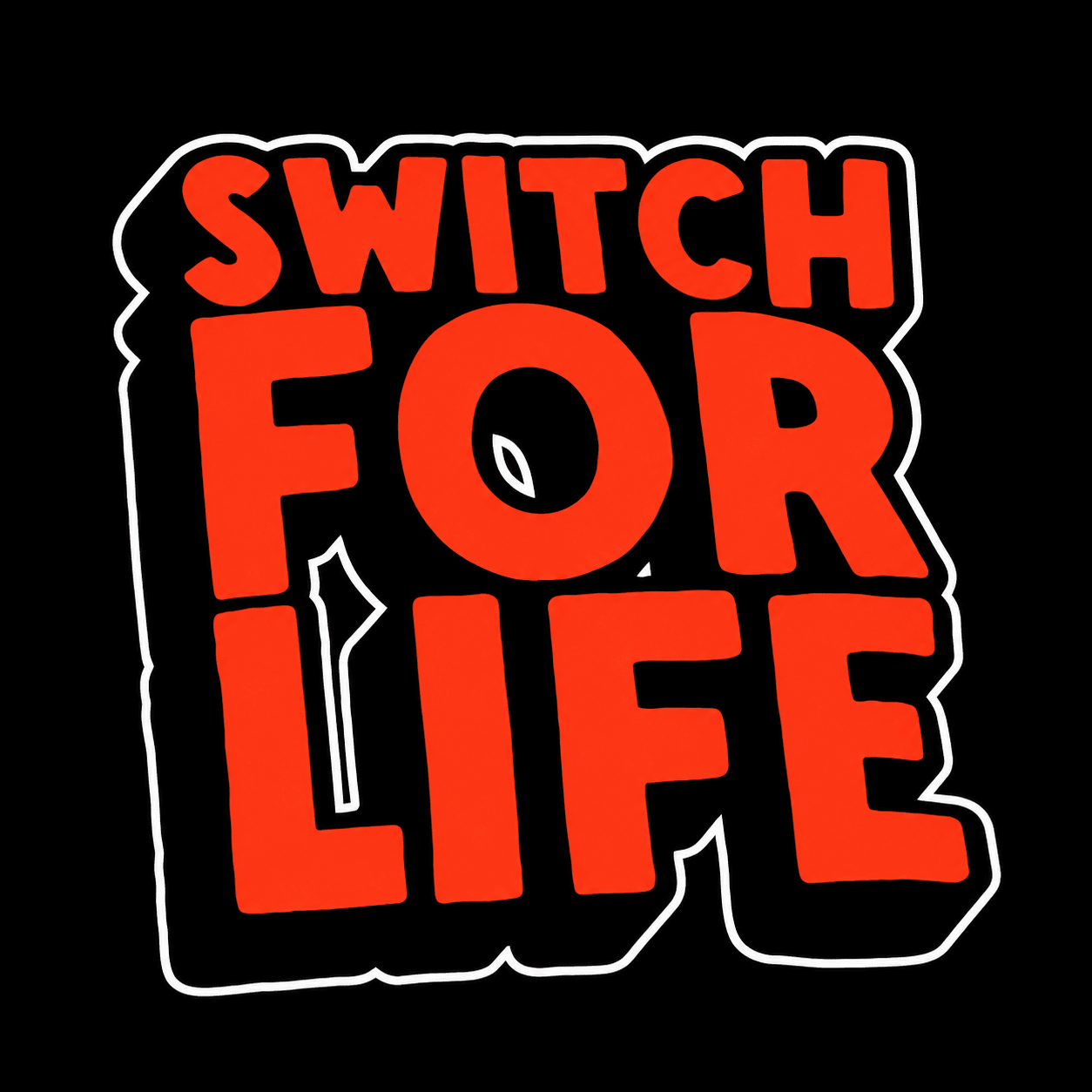 Switch For Life Goose Logo Heavyweight T-Shirt - Black - Switch Skate & Snow
