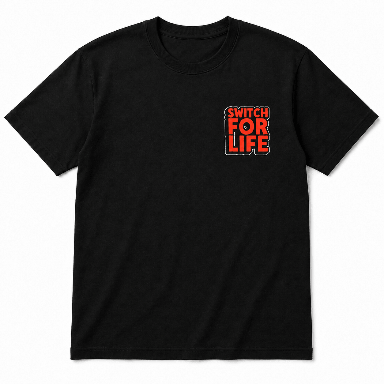 Switch For Life Goose Logo Heavyweight T-Shirt - Black - Switch Skate & Snow