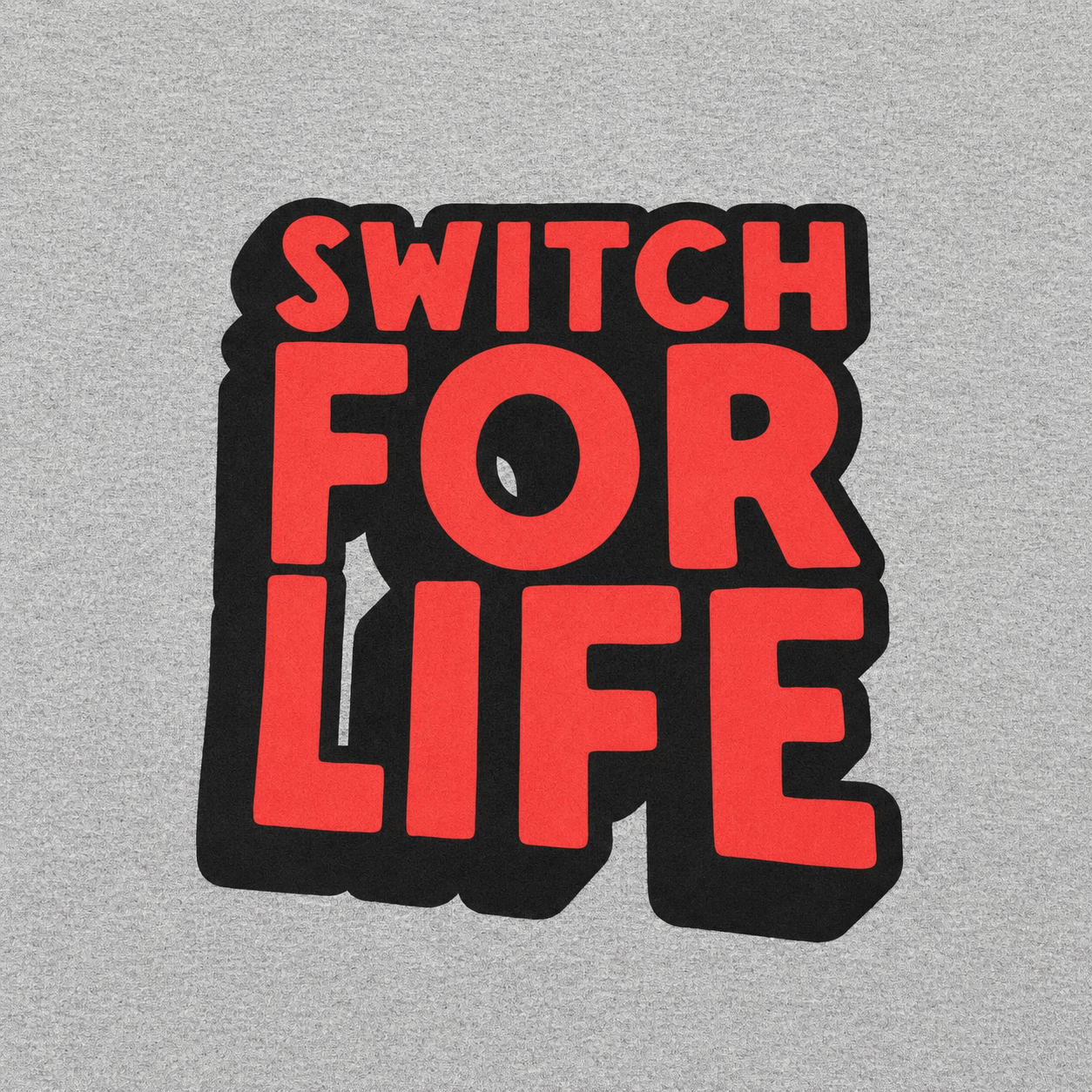 Switch For Life Goose Logo Heavyweight T-Shirt - Grey - Switch Skate & Snow