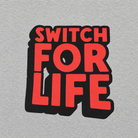 Switch For Life Goose Logo Heavyweight T-Shirt - Grey - Switch Skate & Snow