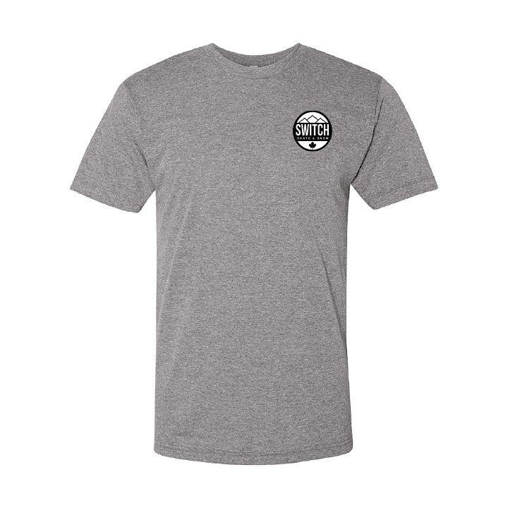 Switch Round Logo Heavyweight T-Shirt - Heather Grey - Switch Skate & Snow