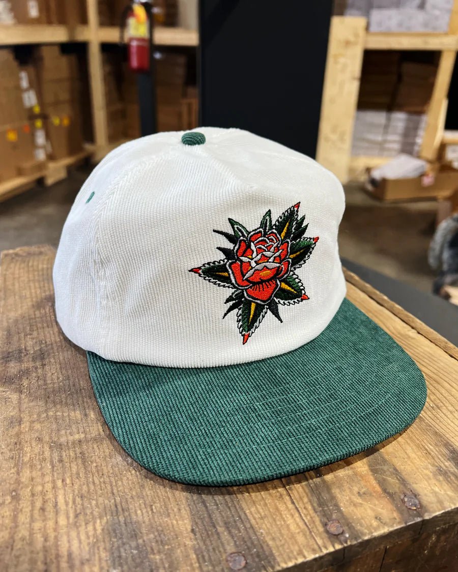 Take To The Grave - Rose Corduroy Snapback Hat - Switch Skate & Snow