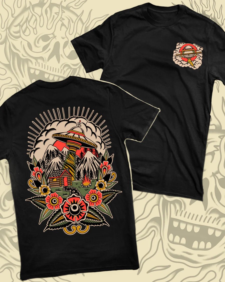 Take To The Grave - Want To Believe T-Shirt - Black - Switch Skate & Snow