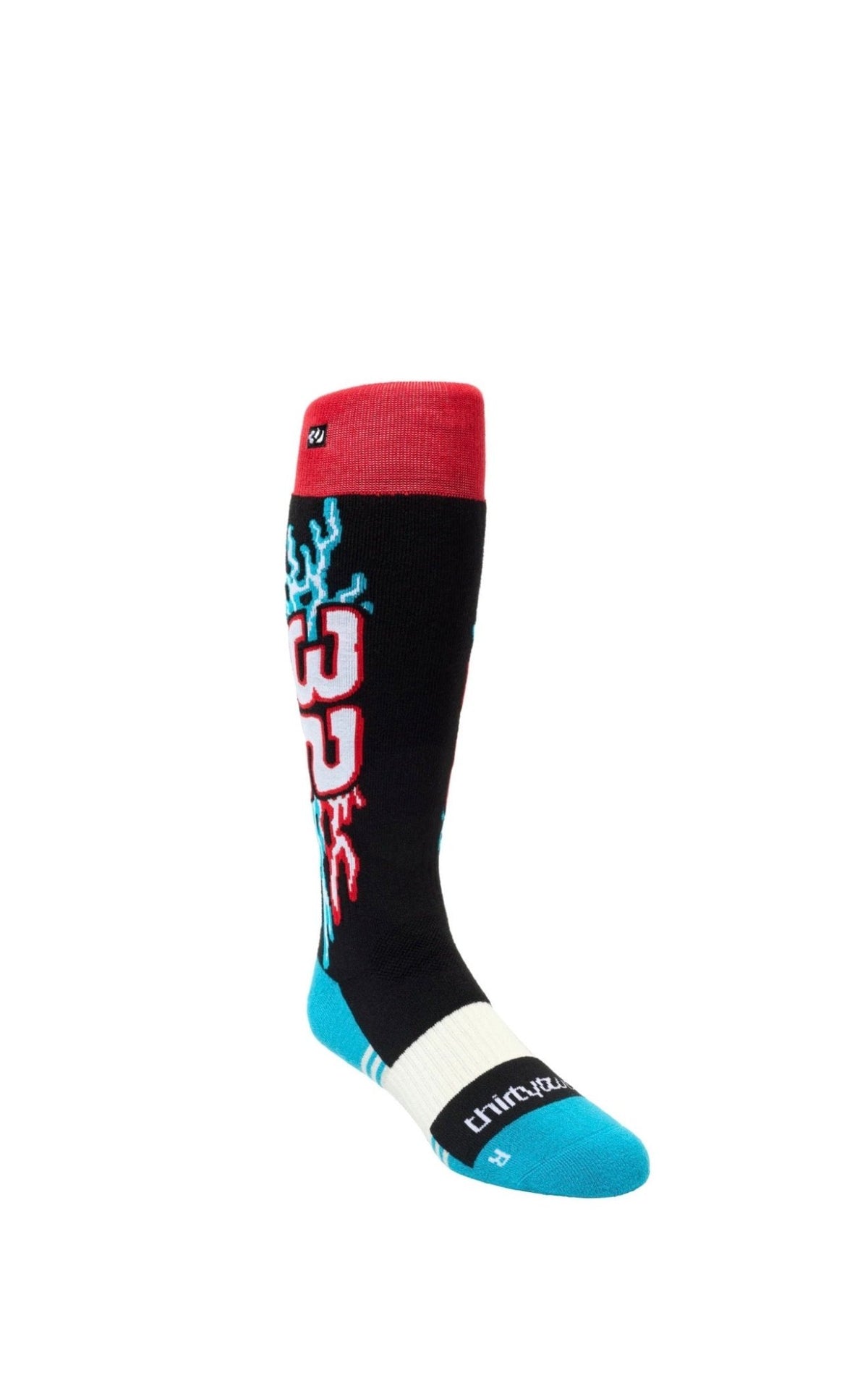 ThirtyTwo 2027 TM Merino Sock - Blue/Black - Switch Skate & Snow