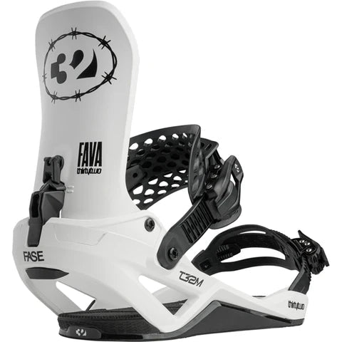 ThirtyTwo T32M Fava FASE Binding 2027 - Fava White - Switch Skate & Snow