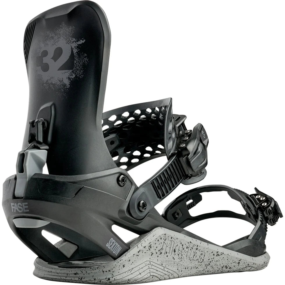 ThirtyTwo X Public Basin FASE Binding 2027 - Black/Gray - Switch Skate & Snow