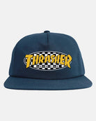 Thrasher Checkered Oval Snapback Hat - Navy - Switch Skate & Snow
