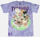Thrasher Kittens T-Shirt - Purple - Switch Skate & Snow