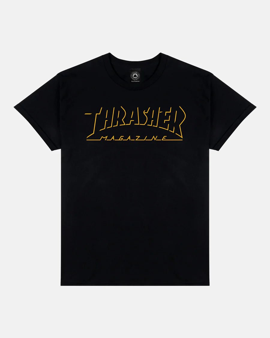 Thrasher Shadow Mag T-Shirt - Black - Switch Skate & Snow