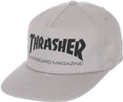Thrasher Skate Mag Snapback Hat - Grey - Switch Skate & Snow