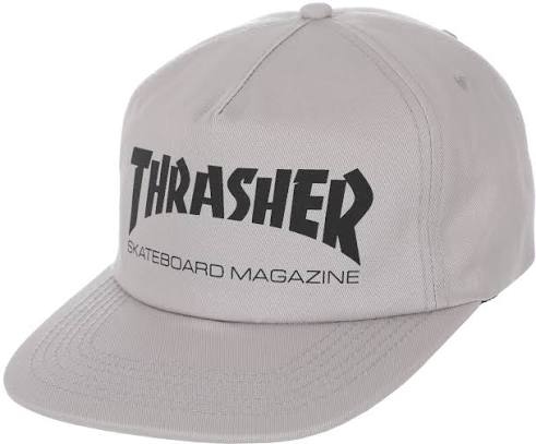 Thrasher Skate Mag Snapback Hat - Grey - Switch Skate & Snow