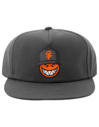 Thrasher X Spitfire SF Locs Snapback Hat - Charcoal - Switch Skate & Snow