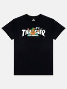 Thrasher x Toy Machine Vortex T-Shirt - Black - Switch Skate & Snow