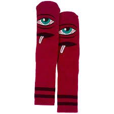 Toy Machine Bloodshot Eyes Socks - Red - Switch Skate & Snow