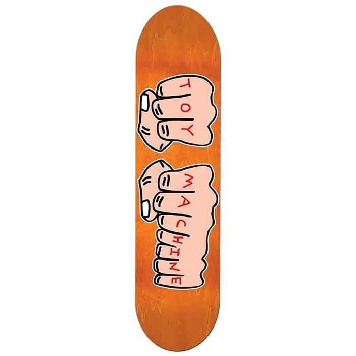 Toy Machine Fists Deck - 8.25 (Assorted Stains) - Switch Skate & Snow