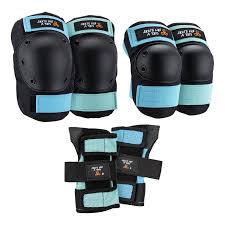 Triple 8 Saver Series 3 Pack Pads - Skate Like A Girl - Switch Skate & Snow