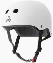 Triple 8 Sweatsaver Certified Helmet -White Matte - Switch Skate & Snow