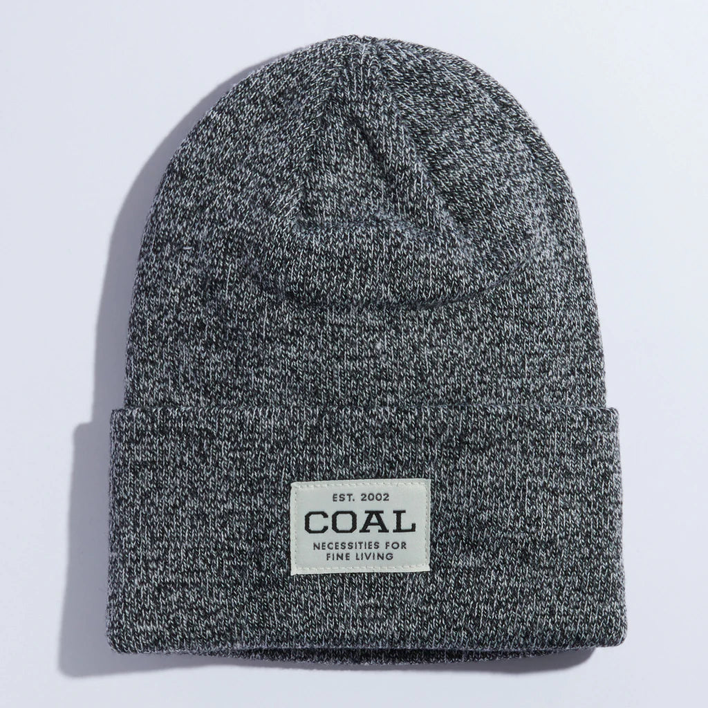 Coal Uniform Beanie Black Marl – front view