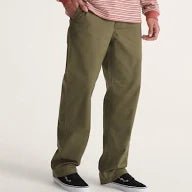 Vans Authentic Chino Straight Pants - Mossy Olive - Switch Skate & Snow