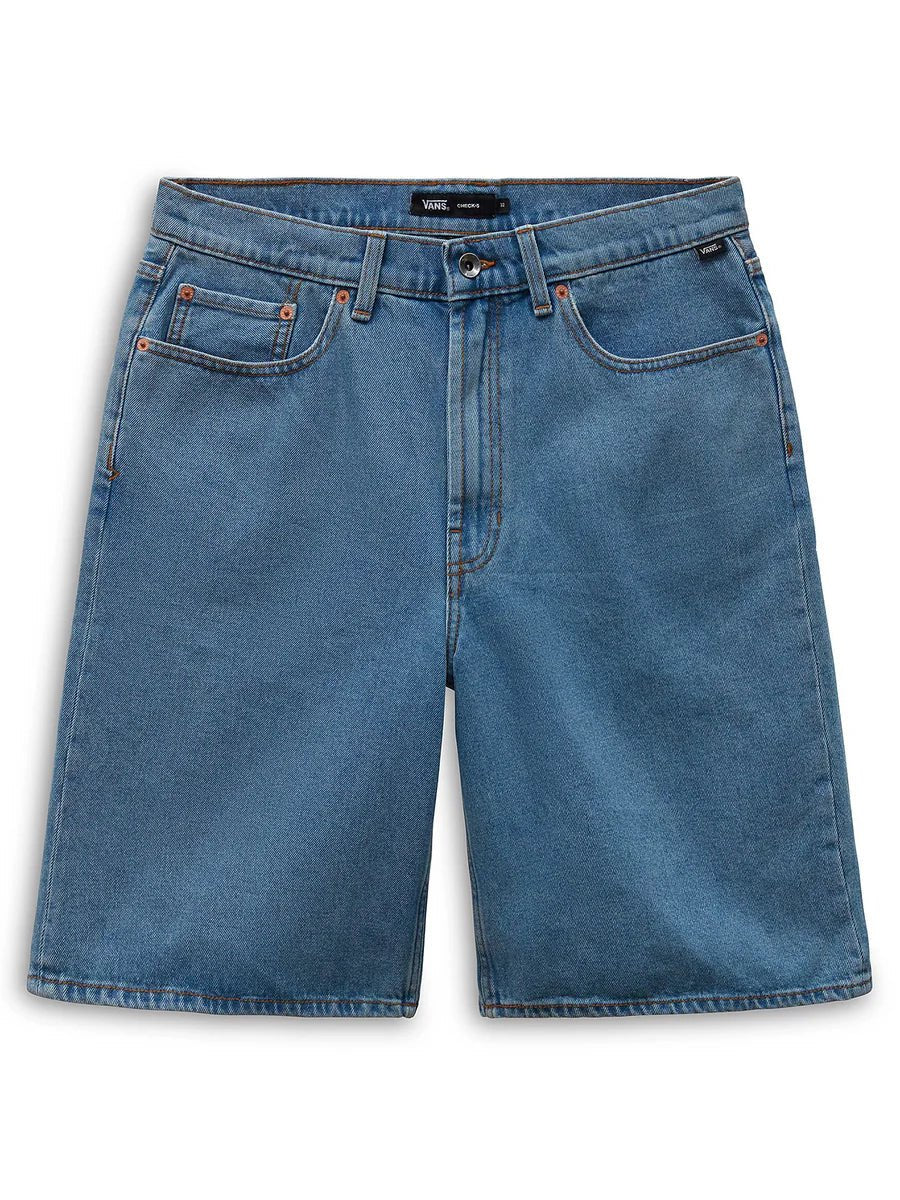 Vans Check - 5 Baggy Denim Shorts - Stonewash Blue - Switch Skate & Snow