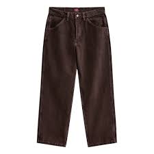 Vans Check - 5 Loose Denim Pants - Dark Brown - Switch Skate & Snow