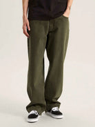Vans Check - 5 Loose Denim Pants - Mossy Olive - Switch Skate & Snow