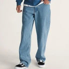 Vans Check - 5 Loose Denim Pants - Stonewash Blue - Switch Skate & Snow