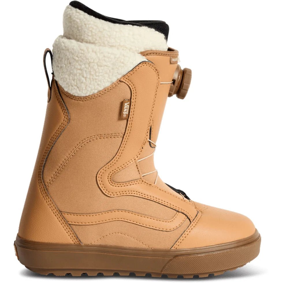 Vans Womens Encore OG Snowboard Boots 2027 - Sherpa Tan/Medium Gum - Switch Skate & Snow