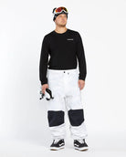 Volcom 2025 Snow Billow Pant - White Camo - Switch Skate & Snow