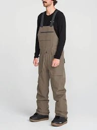 Volcom 2027 Roan Overall Bib - Teak - Switch Skate & Snow