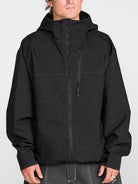 Volcom 2027 Top Stitch Shell Jacket - Black Denim - Switch Skate & Snow