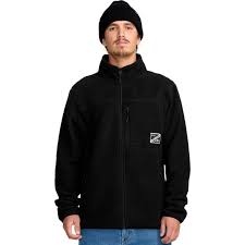 Volcom Nelson Sherpa Full Zip - Black - Switch Skate & Snow