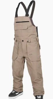 Volcom Roan Bib Overall - Chestnut Brown - Switch Skate & Snow