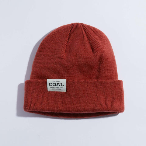 Coal Uniform Low Beanie - Red Clay