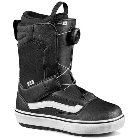 Vans 2023 Youth Juvie OG Snowboard Boots - Black/White