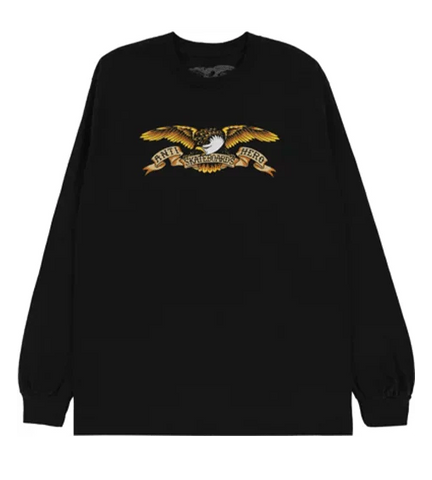 Anti Hero Eagle Longsleeve T-Shirt - Black