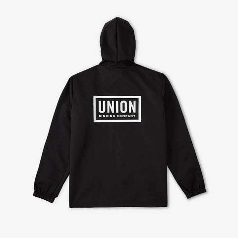 Union Hooded Coaches Jacket - Black