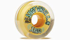 Snot X-Rays Wheels - 57mm 80A - Yellow/Clear