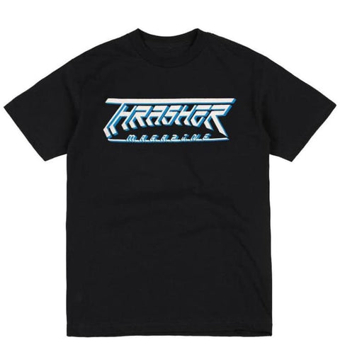 Thrasher Future Logo T-Shirt - Black
