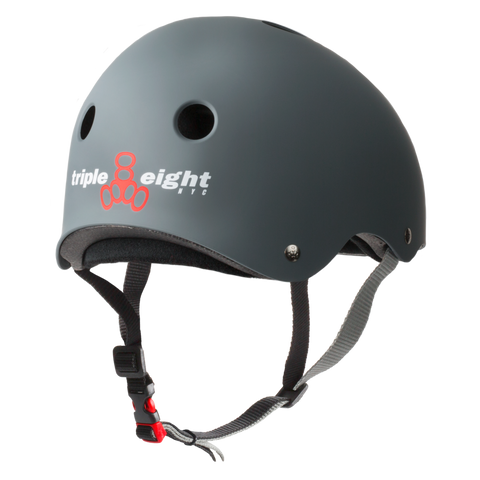 Triple 8 Sweatsaver Certified Helmet - Carbon Rubber