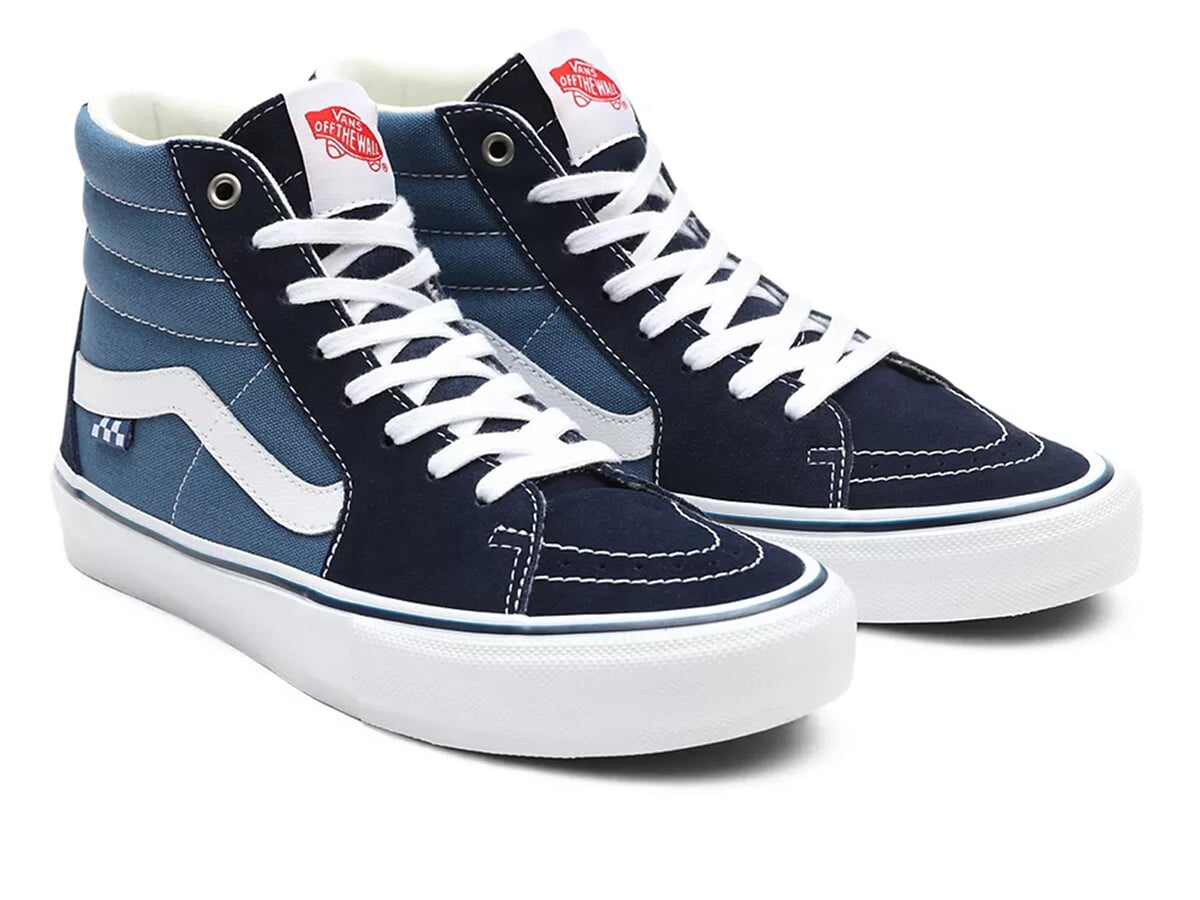Navy discount white vans