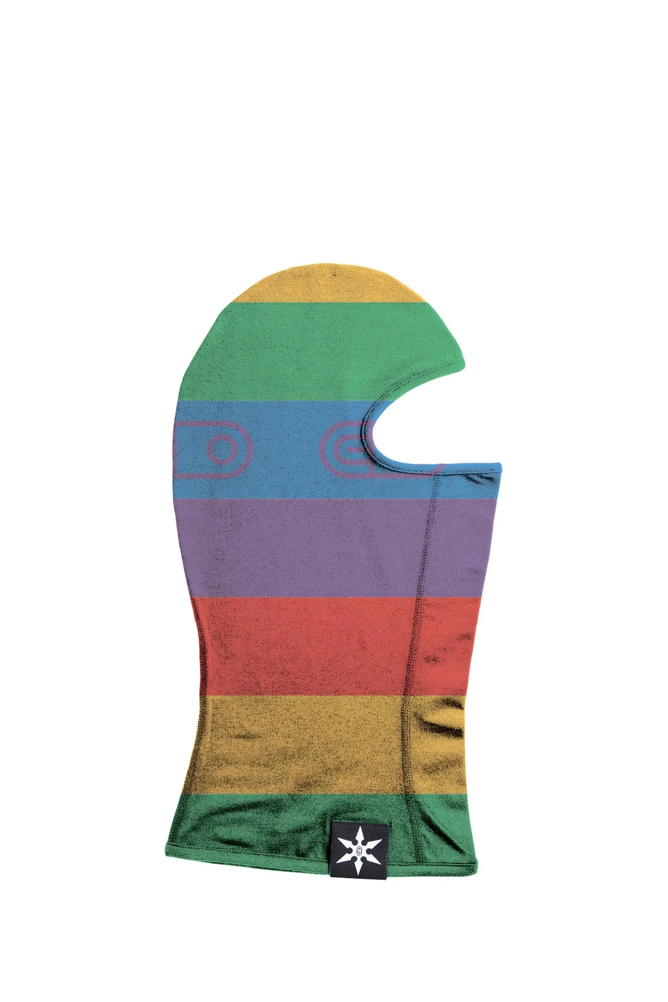 Airblaster Ninja Face - Rainbow Stripe - Switch Skate & Snow