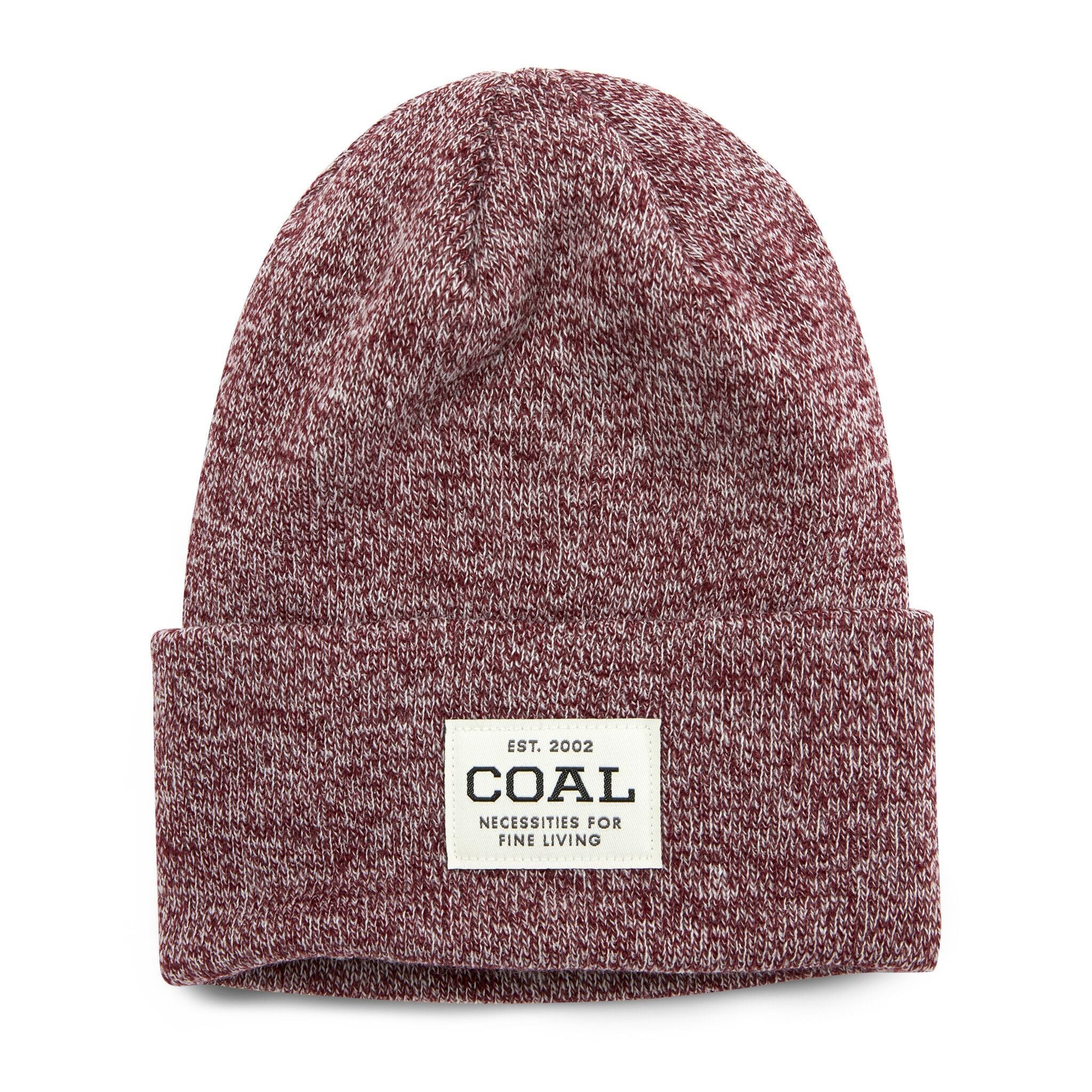 Coal Uniform Beanie - Burgundy Marl - Switch Skate & Snow